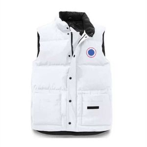 Chaleco para hombre de diseñador Chaleco para hombre Chaleco para mujer Top de moda Estilo de pareja Cálido y cómodo Top sin mangas Chaleco esponjoso canadiense Insignia clásica Chaleco de mujer de ganso Chaleco de diseñador