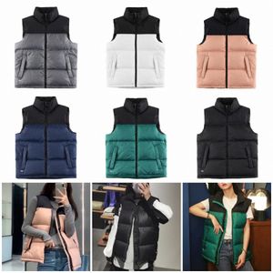 Puffer Vest Designer Mens Vesten Winter Warm Top Fashion Unisex paar Bodywarmer Jacket Mouwloze Outdoor Luxury Womens Vest