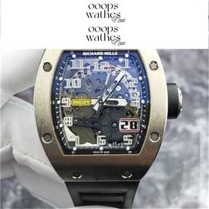 Designer Mens Watch Luxury Brand Watch Automatic SuperClone RM029 Dial 18K Platinum Agenda 40x48mm 17 GuareerdeCarbon Fiber Sapphire