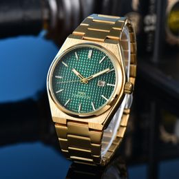 Designer Mens Watches 40mm Quartz Watchs Rise Gold Luxury Designer Womens Black Watch For Mens Luxury AAA Quality Curren Curren Watch en acier inoxydable Date juste pour Menwatch