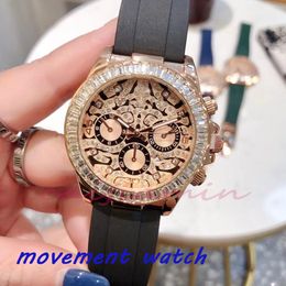 Designer herenhorloges voor mannen diamanten horloge roestvrij staal automatisch uurwerk mechanisch 40 mm wijzerplaat Geneve orologio di lusso caijiamin