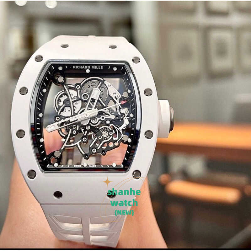Projektant męski zegarki Mężczyźni Wysokiej jakości zegarek Luksusowy automatyczny ruch RM 055