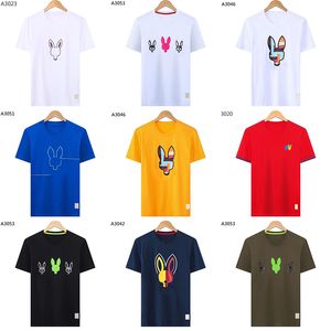 Psy Bunnyes Rabbits T-shirt Design Multi Style Men Shirt Fashion Designer Tshirt Couple à manches courtes Summer Casual T-shirt Mens Womens Skeleton Rabbit