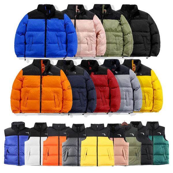 Designer Mens Veste d'hiver North Windbreaker Femmes Down Manteaux Broderie Down Veste Chaud Parkas Manteau Visage Hommes Puffer Couleur Lettre Impression Taille Taille S-4XL