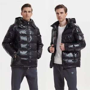 Designer Mens Winter Puffer Jacket Men Down Parkas Match Mode Series Keep Warm Outerwear Cold Protection Badge Decoratie Dikkingslaag