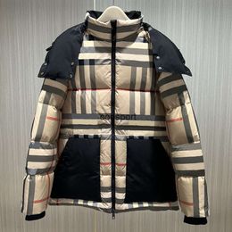 Designer heren winter puffer jassen donsjas dames afneembare mobiele jas paren parka buiten warme veren outfit uitloper veelkleurige jassen