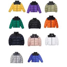 designer heren dames donsjack mode winter puffer jassen dames heren puffer streetwear warm liefde gezicht jas borduurwerk letter ritsen jassen designer damesM-2XL