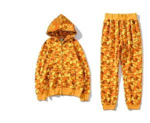 Designer heren dames hoodie populair haaienpatroon Sportwear Camouflage hoodies met ritssluiting van hoge kwaliteit Jas maat S-5XL