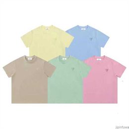 Luxus-T-Shirt für Herren und Damen, modisch, lässig, Herrenbekleidung, kurzärmelig, Rundhalsausschnitt, Amisweater de coeur, T-Shirts