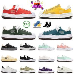 Diseñador para hombre Plataforma para mujer Marca de lujo MMY Zapatos casuales planos Amarillo Negro Blanco Vintage Mocasines viejos Zapatillas de deporte Masion Mihara Yasuhiro Entrenadores Corredores EUR 36-45