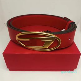 Designer Mens Dames Belts Fashion Buckle echt leer voor damesmeisjes Wedding Party Belt 25mm 38 mm Modeheren