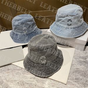 Designer Mens Womens Bucket Hat Outdoor Sun Prevent Casquette de baseball Lettre Denim Fisherman Hat Bonnet