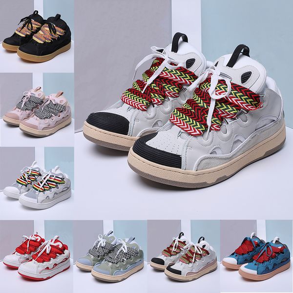 Designer Hommes Femmes Casual Chaussures Mesh Tissé Laçage Sangle Chaussures Style 90s Extraordinaire Sneaker En Cuir Embossé Bordure En Caoutchouc Plate-Forme En Caoutchouc Semelle Baskets