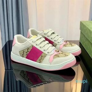 Diseñador para hombre zapatos para mujer zapatillas de deporte zapatos de cuero para mujer con cordones planos de lona zapatillas de deporte clásicas vintage