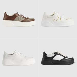 Designer Heren Dames Sport Loopschoenen In elkaar grijpende Afdrukken Letter Reliëf Lage Top Dikke Zool Verhoogde Casual Schoenen Sneakers