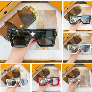 Lunettes de soleil carrées de styliste pour hommes et femmes, surdimensionnées, lunettes de protection, design de pureté, UV400