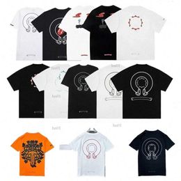 Designer Hommes Femmes T-shirts Summer Loose Marque avec Ch Imprimer Lettres Vêtements T-shirt Classique Luxurys Tee Casual Pur Coton Femme Top Manches Courtes 818