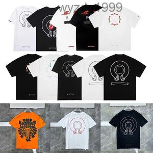 Designer Hommes Femmes T-shirts Summer Loose Marque avec Ch Imprimer Lettres Vêtements T-shirt Classique Luxurys Tee Casual Pur Coton Femme Top Manches Courtes Tailles Asiatiques220S