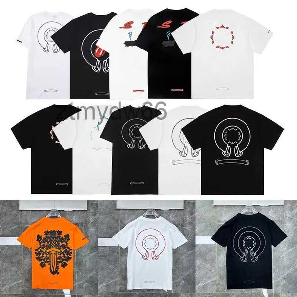 Diseñador para hombre para mujer T Shirts Verano Marca suelta con letras impresas Ropa Camiseta Classic Luxurys Tee Casual Pure Cotton Mujer Top Manga corta Tamaños asiáticos VKAM