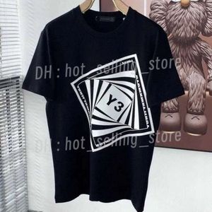 Designer Mens Femmes T-shirts Y3 T-shirt imprimé Sports Polos T-shirts Top Chemise en coton T-shirt à manches courtes Hommes T-shirt à col rond High Street Tees 43