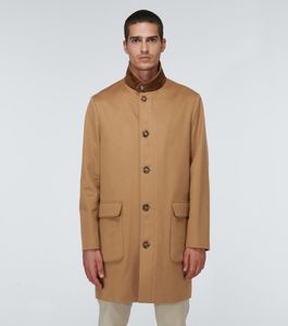 Designer Mens Wol Blends Fashion Long Coats Men Herfst Outerwear Loro Piana Roadster Cashmere Coat
