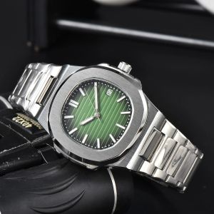 Relojes de pulsera para hombre de diseño Relojes mecánicos automáticos de alta calidad 5711 Boutique Correa de acero Relojes de diseño para hombres Reloj al por mayor con diamantes