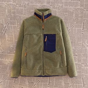 Diseñador para hombre con cremallera suéter chaqueta gruesa veste giacca cálido abajo clásico retro invierno coupé modelos cordero cachemira chaleco polar abrigo hombres mujeres e5