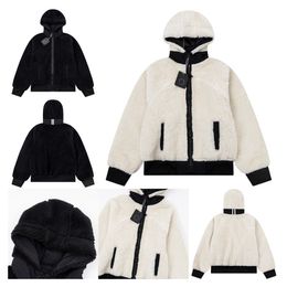 Diseñador para hombre con cremallera suéter para mujer diseñadores abajo canadiense gansos chaquetas cordero cachemira invierno jassen sudaderas con capucha prendas de vestir exteriores manteau abrigo de lana