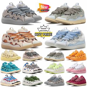 Zapatos con cordones tejidos de malla de diseñador Zapatillas extraordinarias de los años 90 estilo zapatillas de deporte de cuero repujado para hombre y mujer en piel de becerro napa suela de goma talla 35-46