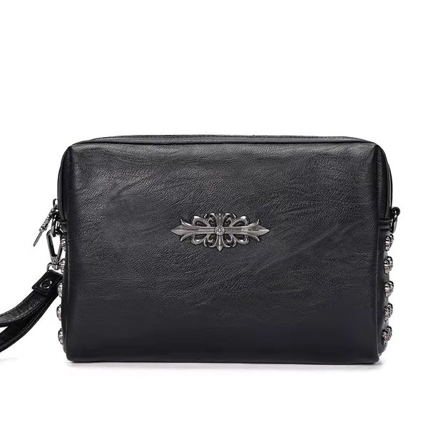 Sac de messager de créateur Sac à main de luxe décontracté Cartable pochette en cuir Sacs à bandoulière Cross Body pour homme Street style sac à main pour homme Bandoulière détachable HBP