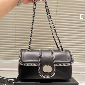 Designer tas met metalen ketting Crossbodytas Dames schoudertas met ketting Gesplitste schoudertas Luxe Maillard gekleurde leren schoudertas Handtas Gewatteerde tas Mini telefoontasje Make-uptasje