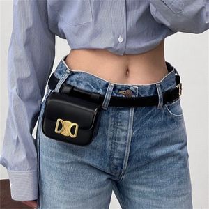 Diseñador Mini Bolsas de cinturón Señoras Jeans Cinturones con bolsa Moda de lujo Mujeres Fannypack Bolso cruzado Pequeño Bumbag Ce Bum Bag Cross Body Monedero