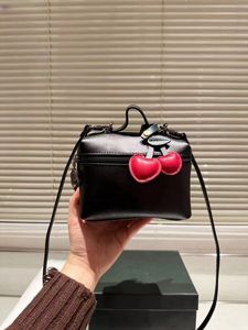 Designer Mini Crossbody Tassen Luxur Cherry lunchbox tas Mode persoonlijke Shopping Handtassen Schoudertas Portemonnee Merk ZWART Messenger Bags HDMBAGS2023