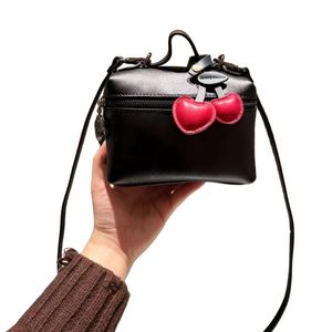 Designer Mini Crossbody Tassen Luxur Cherry lunchbox tas Mode persoonlijke Shopping Handtassen Schoudertas Portemonnee Merk ZWART Messenger Bags designerbags0815