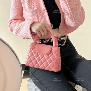 Bolso de hombro Mini bolsos de diseñador 19 cm Mini bolso de cuero real Bolso cruzado de alta calidad Bolsos de mujer de moda con caja ZC0001