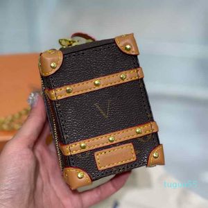 Ontwerper Mini Zipper Coin Purse Dames Wallets Card Holder Multi Pochette Luxury Chain Clutch Bag Tote Tassen Fashion Crossbody Handtassen 307J