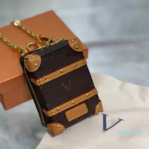 Designer Mini Rits Portemonnee Dames Portefeuilles Kaarthouder Multi Pochette Luxe Keten Clutch Bag Tote Bags Mode Crossbody Hand234S