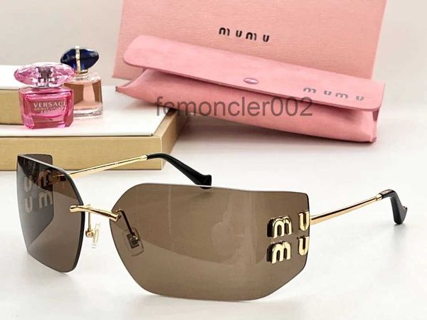 Lunettes de soleil Miu de styliste pour hommes et femmes, monture en tôle, lunettes de voyage résistantes aux UV 99G7