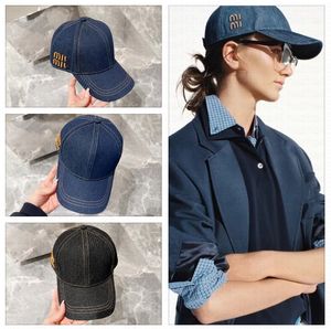 Ontwerper Miuccia Fashion Glamour Women's Ball Hat Senior lente/zomer canvas cowboy hoed zonbescherming