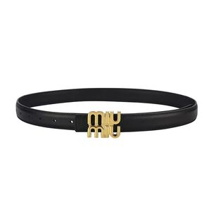 Designer Mius luxe classique femmes boucle en métal ceinture mode tendance boucle ceinture largeur 2.5CM ceinture