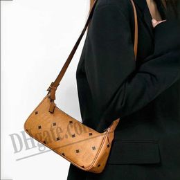 Designer MM Baguette onderarmtas Luxe schoudertassen lederen messenger Shopping bucket make-up clutch roze dames hangbag CrossBody