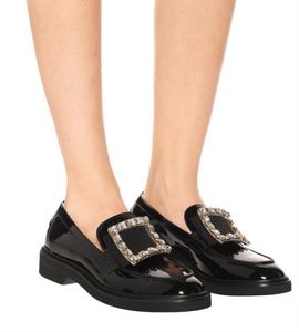 Ontwerper Monolith Women's Loafers schoenen Chunky Sole Platform Sneakers White Black Triangle Logo geborsteld leer puntig en ronde tenen EU35-40