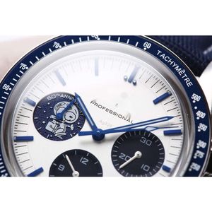 designer moonwatch montre chronographe speedmaster montres de la plus haute qualité Cal.3313 mouvement mécanique uhr 6 broches travail Sapphire montre snoopys 50th reloj BFB4