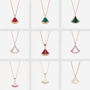 Ontwerper Mosang diamanten puur zilveren rokketting voor dames 18K roségouden diamanten hanger als cadeau voor vriendin