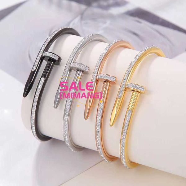 Bracelet en or 18K Mud Diamond avec accessoires ouverture réglable pour les femmes Hot Card Home Nail VPA1 INIA