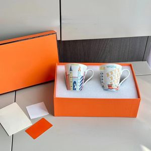 Tasses de créateurs coffrets cadeaux nouvelle série Ep tasses pour enfants couverts étalon licorne tasse ensembles deux pièces avec boîte