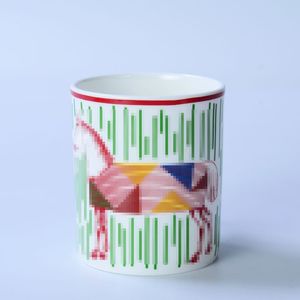 Designer Mugs Streed Geométrique Modèle Bone Chine Mug Imprimé Logo Creative Gift Office Office de thé Early Tea Good Gift 1-5