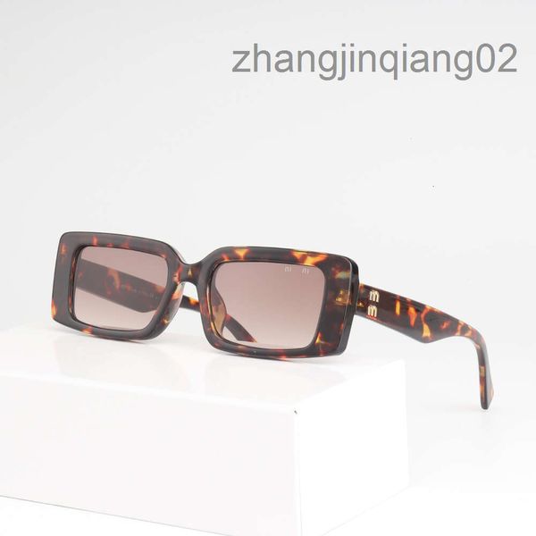 Designer Mui Mui Lunettes de soleil Cycle Luxe Mode Sports Polariser Miui Miui Sunglass Hommes Femme Vintage Driving Beach Leopard Print Goggle Square Sun Glasses