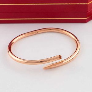 Pulsera de uñas de diseño Joyas de diamantes de oro para mujeres Hombres Brazalete Todos los diamantes Joyas de acero inoxidable No alérgico Uñas de color rápido Pulsera de diseño 5JEN 5JEN