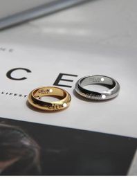 Designer Nagelring Sieraden Midi Liefdesringen voor Dames Titanium Staallegering Verguld Proces Mode-accessoires Vervagen nooit Niet allergisch